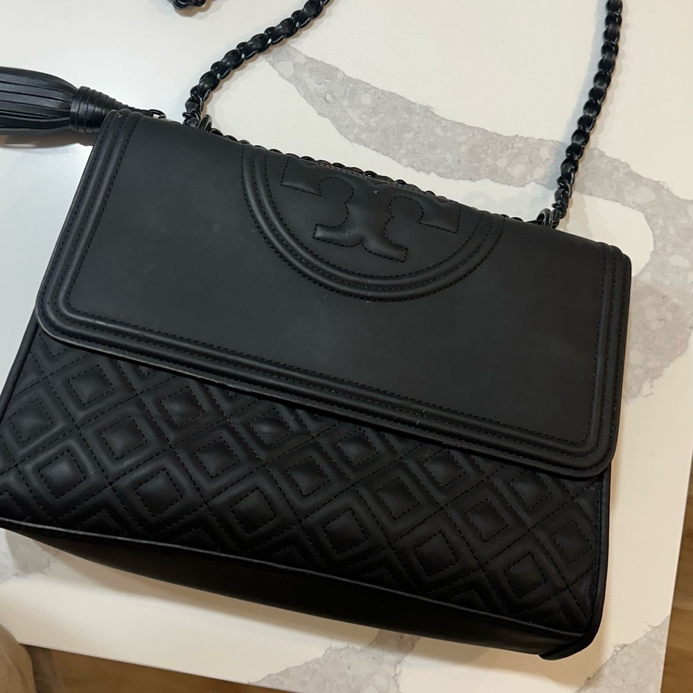 Fleming matte convertible shoulder bag